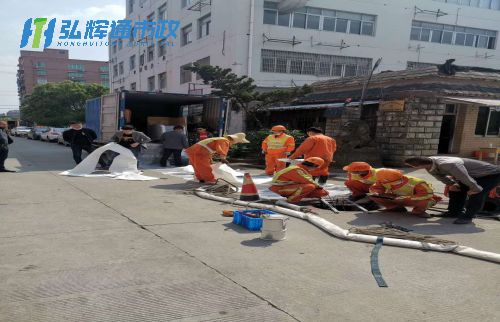 江西管道修复现场
